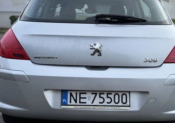 Peugeot 308 cena 12499 przebieg: 237000, rok produkcji 2009 z Szczecinek małe 137